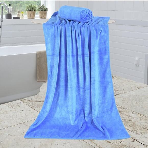 Extra Large Microfiber Bathroom Towel 30" x 60" Soft, Absorbent, Quick Dry - Picture 8 of 8